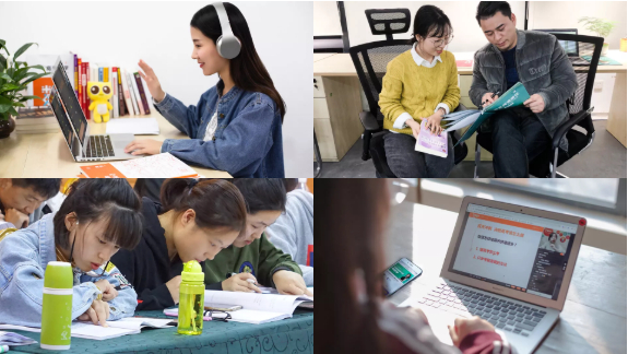 ▲辅导老师24小时全程伴学，随时随地答疑