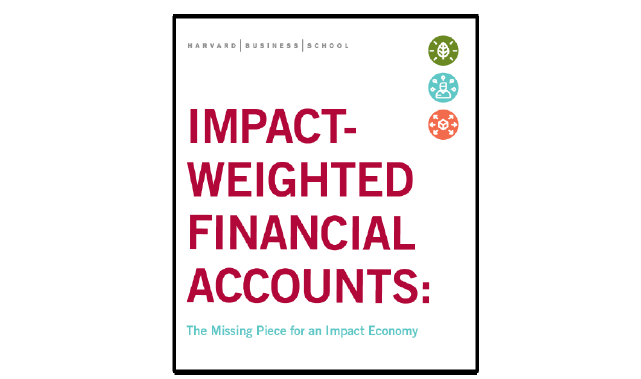 图3：哈佛大学的影响力加权会计推动方案