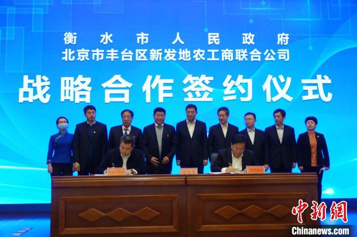 签约仪式现场。　王鹏 摄