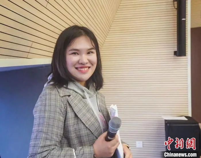 图为孔佩雯。　申冉 摄