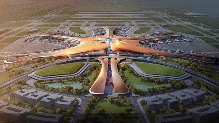 北京大兴机场效果图