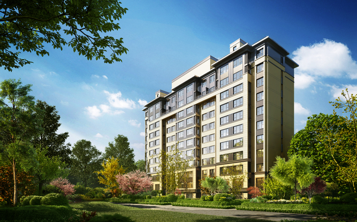 鸿坤·理想城效果图