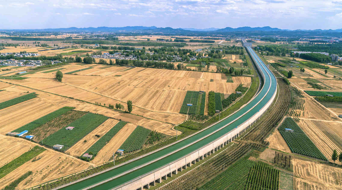 南水北调工程。水利部供图