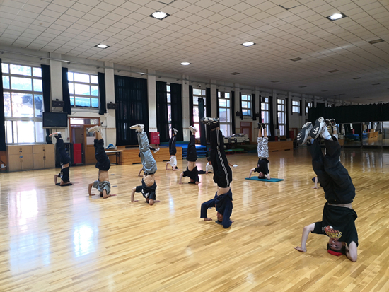     北体大Breaking实验班的学生在上课。陈瑞思供图