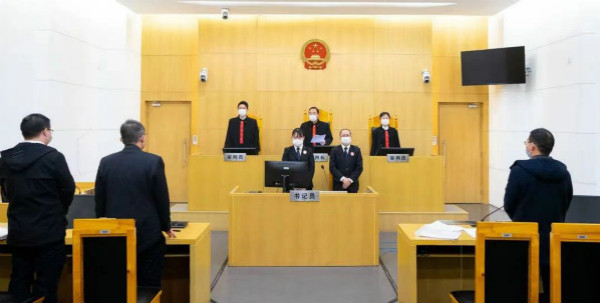 图说：今天，上海一中院二审公开开庭并当庭宣判一起公共场所管理人责任纠纷上诉案。 上海一中院供图