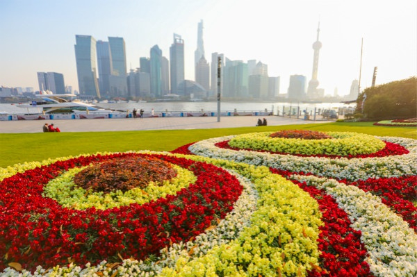 图说：虹口滨江。