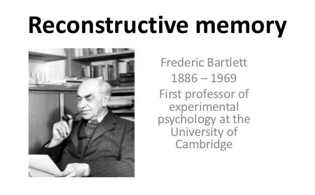 弗雷德里克·巴特利特——剑桥大学第一位实验心理学教授