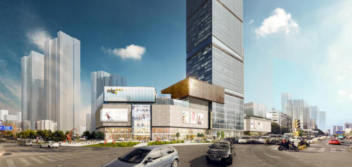 昆明万象城效果图 最终以政府报批通过和实际交付为准