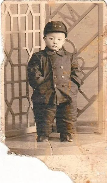 ▲康明两岁生日照片