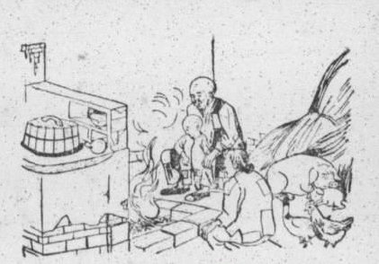 图片来源：《一家人在厨房里围着取暖》