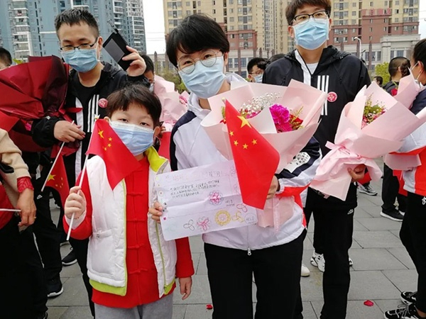 张静静于3月21日返回济南，按规定集中隔离医学观察。