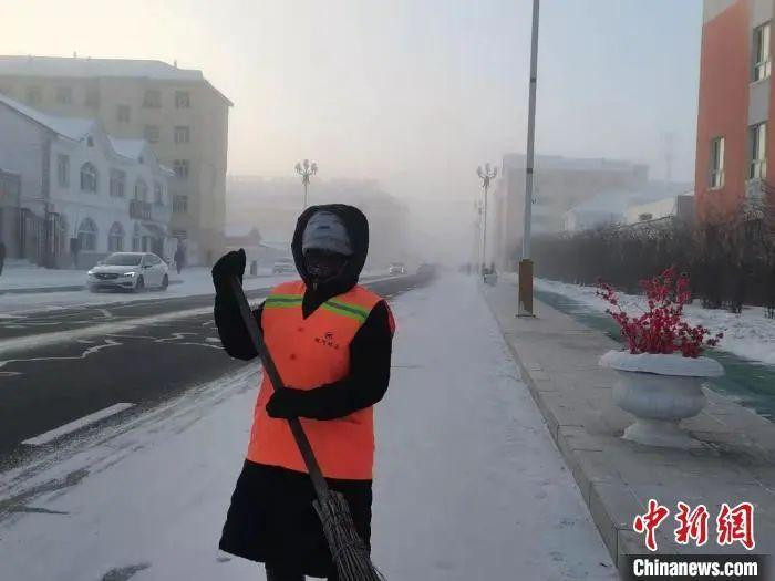 资料图：极寒天气下的内蒙古呼伦贝尔。内蒙古气象局供图