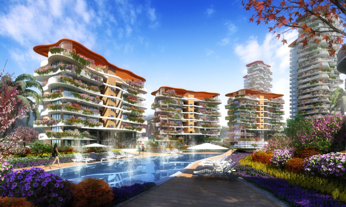 （米易太阳谷第四代建筑效果图）