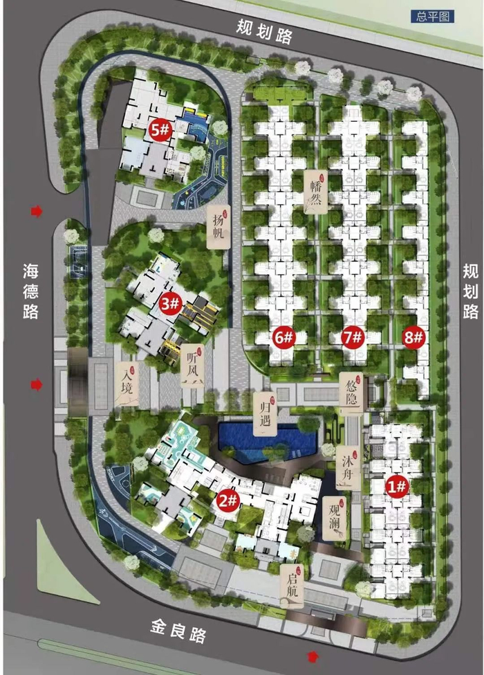 ▲南宁某高低配项目总平图