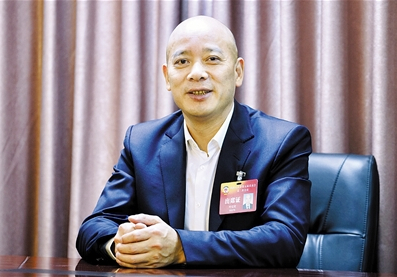 △重庆千叶集团董事长叶定坎 上游新闻记者 杨新宇 摄