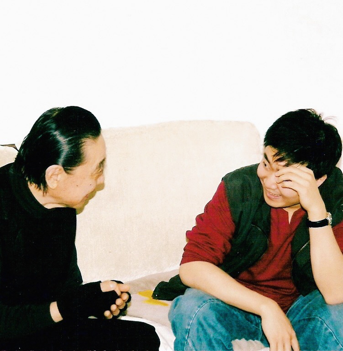 钢琴家傅聪与王笑寒