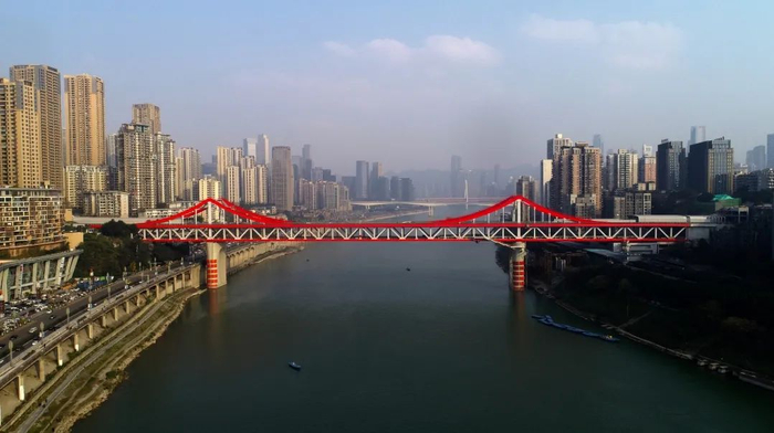 曾家岩嘉陵江大桥  市住房城乡建委供图
