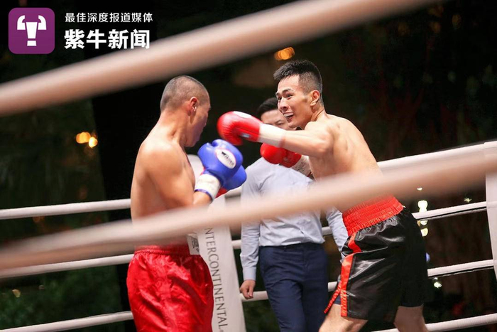 周瑞东在打拳