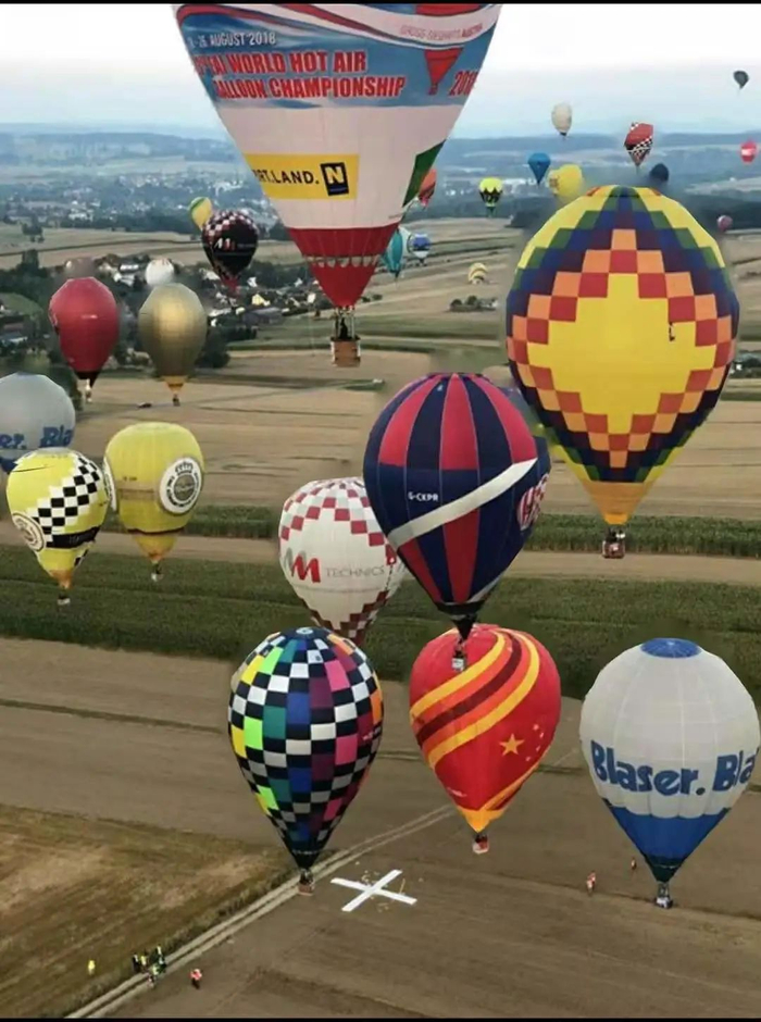 ▲自由飞热气球。受访人供图
