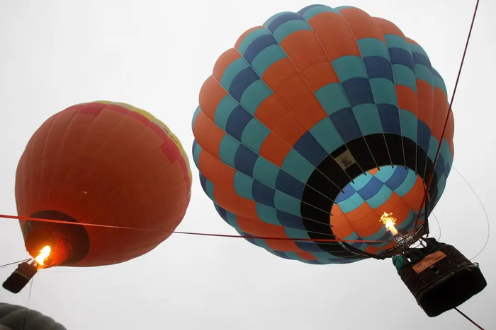 ▲当地时间12月2日，乌克兰基辅举行热气球节。图据视觉中国