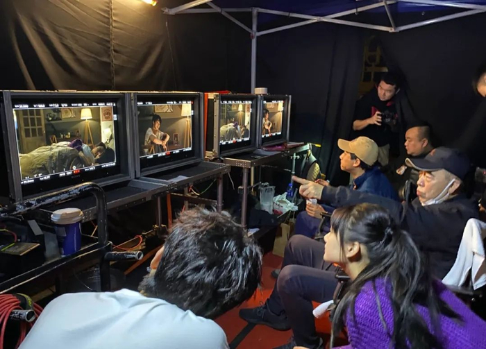 《演员请就位》第二季，陈凯歌组决赛剧目《宝贝儿》片场