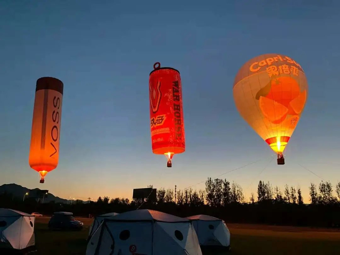 ▲系留热气球。受访人供图