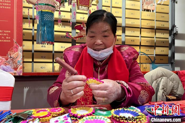 图为2020西安城墙非遗文化传承活动现场。　梅镱泷 摄