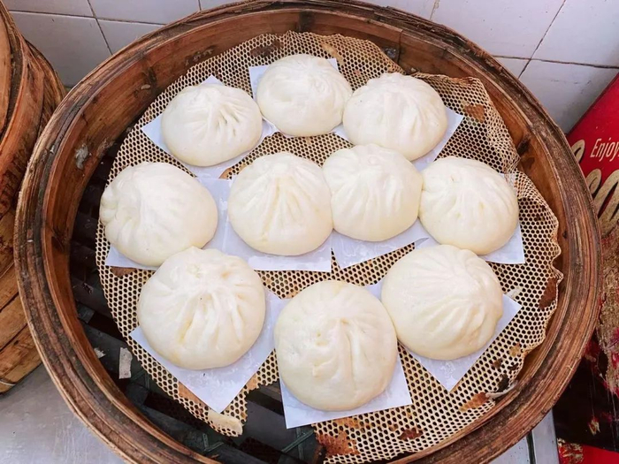 △一笼新鲜出炉的朝阳大包