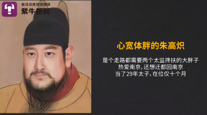 心宽体胖的朱高炽复原像