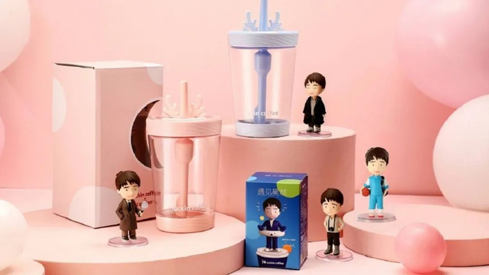 ▲瑞幸联名刘昊然盲盒