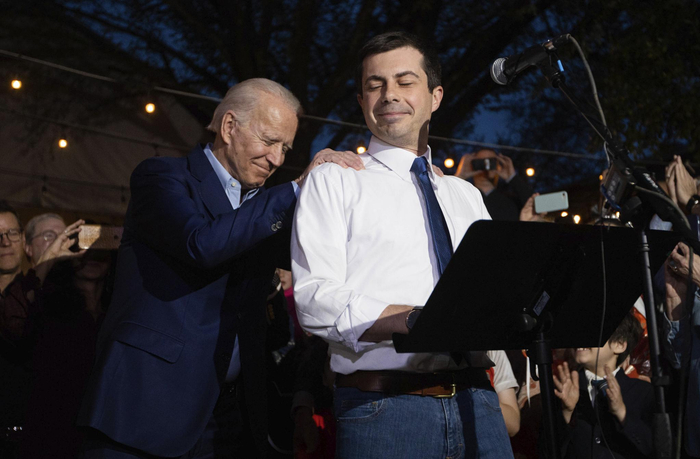 3月2日，布蒂吉格在退选后宣布支持拜登获得民主党党内提名 图自新华社