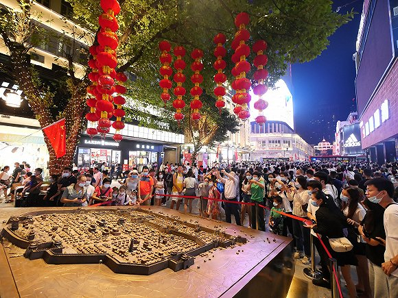 北京路清代广州城坊示意图（图片来源：cfp）