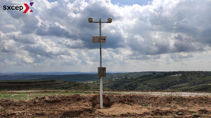 区块链溯源系统在田间实时监测。（受访者供图）