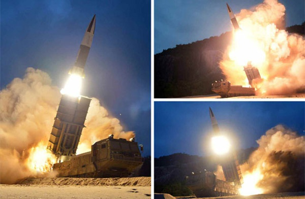 朝鲜研制的新型近程弹道导弹，采用履带式底盘。