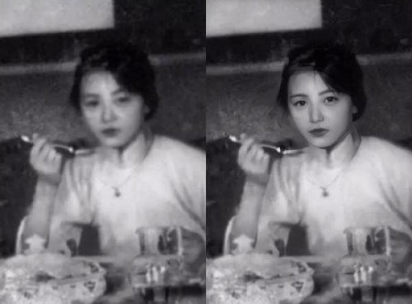 有人通过AI修复技术还原了林徽因16岁时的旧照