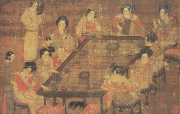 唐人《宫乐图》