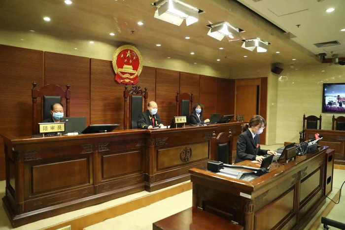 庭审现场。法院供图