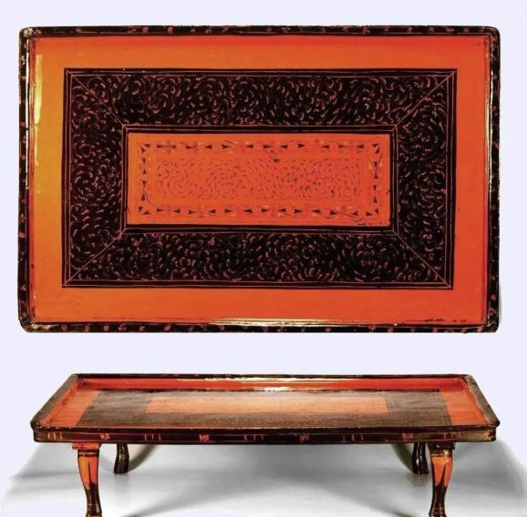 汉代漆食案（江苏扬州）