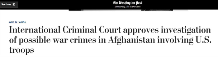 《华盛顿邮报》截图