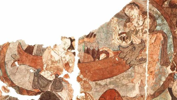 亿耳得福（局部）  克孜尔第212窟   现藏德国柏林亚洲艺术博物馆