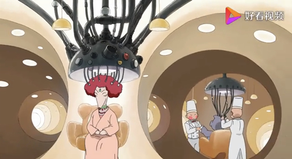 某部讲述动物奢华服务的动画片截图