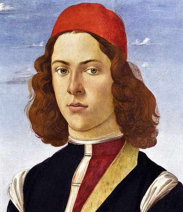 Domenico Ghirlandaio，《年轻人肖像》