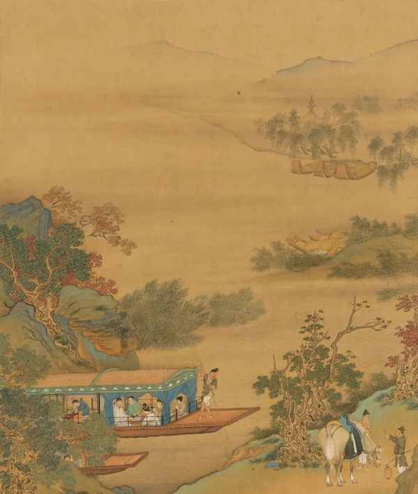 浔阳琵琶图页 故宫博物院藏 非此次展品