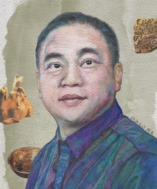 沈睿文（筱兔 绘）