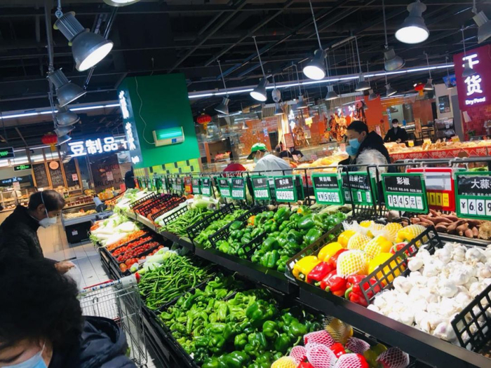 家乐福超市（苏宁易购供图）