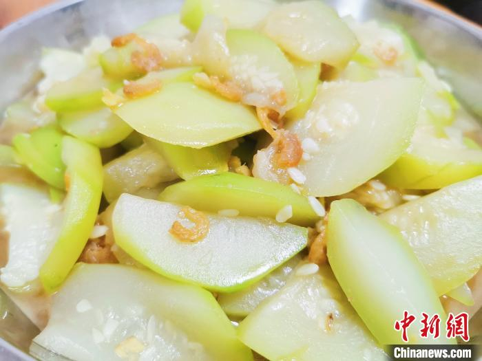 虾米煮蒲瓜 李晓春 摄