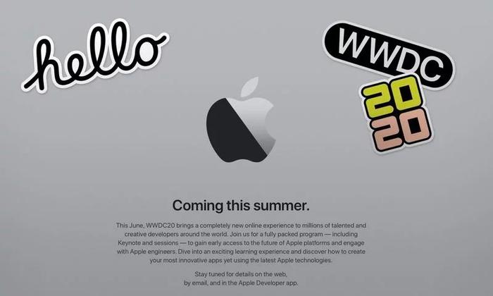 3.16VR扫描：苹果宣布WWDC 2020仅支持线上活动