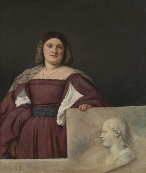 提香，《女子肖像》，1510-1512年