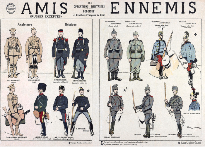 飞机早期涂装受到军装颜色的影响