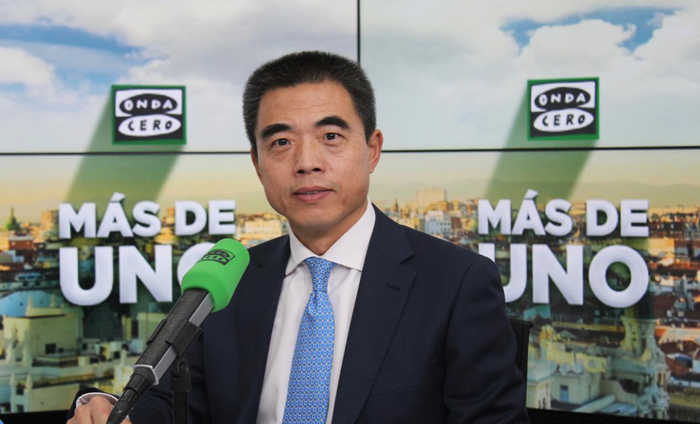 中国驻西班牙使馆临时代办姚飞 图自中国驻西班牙大使馆网站